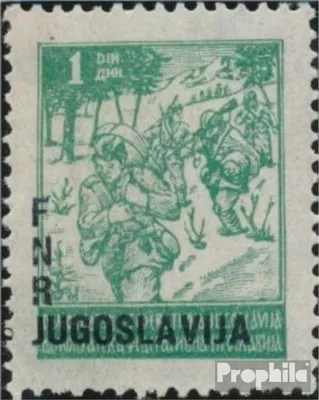 Produktbild von Briefmarken Jugoslawien 1949 Mi 591z b (kompl.Ausg.) postfrisch Freimarken