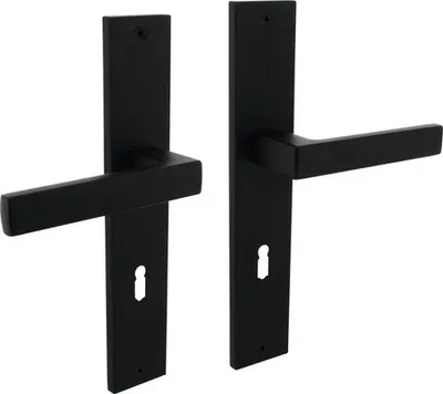 Produktbild von Langschildgarnitur Intersteel Hera BB 72 mm schwarz matt