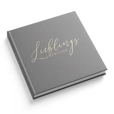 Produktbild von itenga Gästebuch "Lieblingsmenschen" Freundebuch 88 Seiten 21x21cm