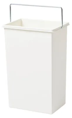 Image de Hailo Seau intérieur 1045629 blanc 10 litres 226 x 154 x 350 mm avec anse