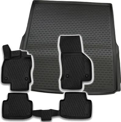 Produktbild von Gummi Kofferraumwanne + Fußmatten Set für VW Passat B8, Bj. 2015-