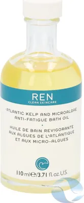 Obrázek produktu pro REN 5060389245374, Bath oil, 110 ml, Proti únavě, Hydratující, Láhev, Caprylic/Capric Triglyceride, Chlorella Protothecoides Oil, Glyceryl Caprylate, Polyglyceryl-3...