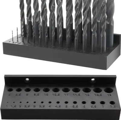 Produktbild von Bohrer Wand Halter Bohrerhalter Bohrer Sortierständer Halterung Universal 1-13mm