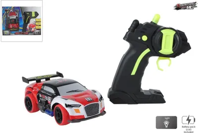 Obrázok produktu pre Roadstar RC ovládané rallye auto so svetlami 2,4 GHz červené, 13 cm