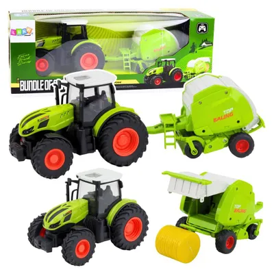 Produktbild von RC-ferngesteuerter Landwirtschaftstraktor mit Ballenpresse