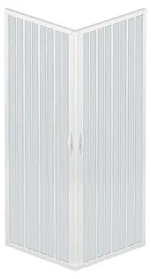Immagine prodotto di Box doccia angolare Libertè 70x90 cm in PVC a soffietto centrale — Kit fai da te,  Italy
