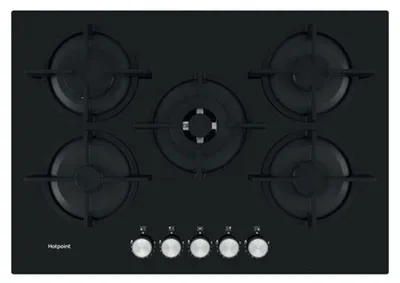 Obrázek produktu pro Whirlpool GOWL 728/NB, Černá, Vestavěné, Plynový, 5 zóna/zón, 5 zóna/zón, Vulkaanzwart