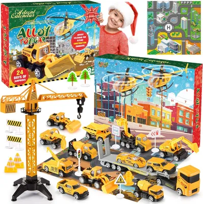 Immagine prodotto di Calendario dell'Avvento 2024 - Per bambini - Giocattoli adatti a bambini dai 3-4 ai 5-6 anni - Calendario di Natale per bambini - Regalo per ragazzi dai 3 ai 6 anni