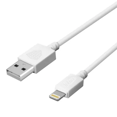 Obrázek produktu pro Nabíjecí kabel Inkax USB /iPhone/iPad Nabíjení / synchronizace 2,1 A, 3M - bílý