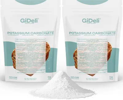 Zdjęcie produktu dla Węglan potasu 10kg potażu K2CO3 E501 do pieczenia, czyszczenia i buforowania pH