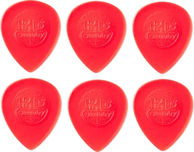 Produktbild von 6x Dunlop Big Stubby Plektren - 1,00 mm - rot