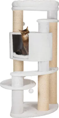Produktbild von TRIXIE Kratzbaum XXL Zita - weiß - 640L x 1470H x 640B
