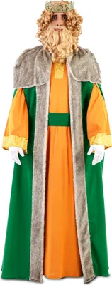 Produktbild von Kostüm König Caspar hochwertig für Herren - M / L