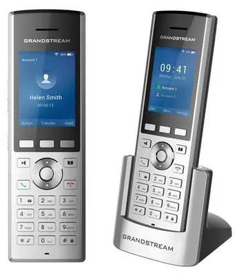 Obrázok produktu pre Grandstream Networks WP820, IP telefón, Čierna, Strieborná, Bezdrôtový handset, Android, 2 riadky, 500 položky