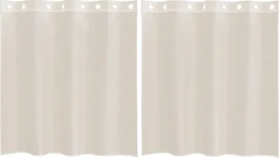 Obrázek produktu pro vidaXL Voálové závěsy s očky 2 ks. Krémová 140x140 cm