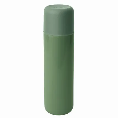 Produktbild von BergHOFF LEO - Thermoflasche mit Becher 500ml - aus Edelstahl - Doppelwandig - Spülmaschinenfest - für heiße und kalte Gerichte - Grun