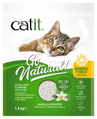 Produktbild von Catit Go Natural! Bambus Streu, Inhalt: 1,4 kg
