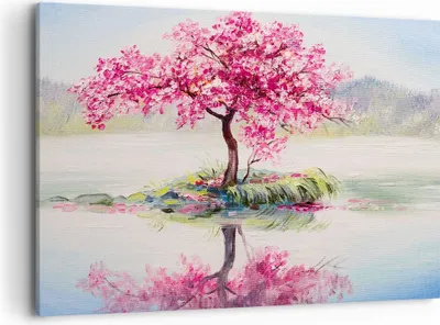Produktbild von Bild auf Leinwand - Leinwandbild - Baum Abstraktion - 100x70cm - Wand Bild - Wanddeko - Wandbilder - Leinwanddruck - Bilder - Kunstdruck - Wanddekoration - Leinwand bilder - Wandkunst - AA100x70-3805