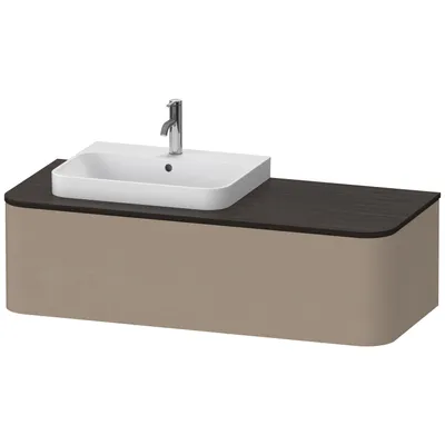 Produktbild von DURAVIT HP4942L7575 WTU HappyD2+ wandh.,354x1300x550mm