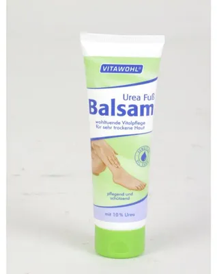 Produktbild von 6x Vitawohl Urea Fußbalsam 75ml Pflegecreme Lotion Schutz Trockene Füße Hornhaut