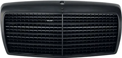 Immagine prodotto di Griglia del radiatore Griglia nera opaca con cornice per Mercedes W124 / S124 / C124 /