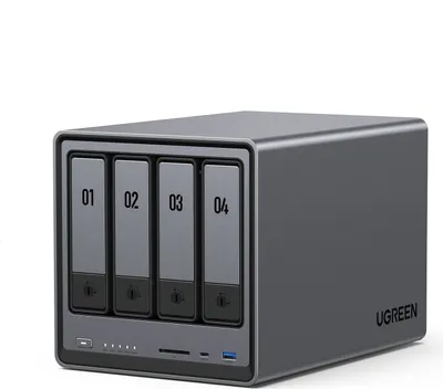 Obrázek produktu pro Ugreen NASync DXP4800 NAS Compact N100 8 GB DDR5 0 TB UGOS Pro Black