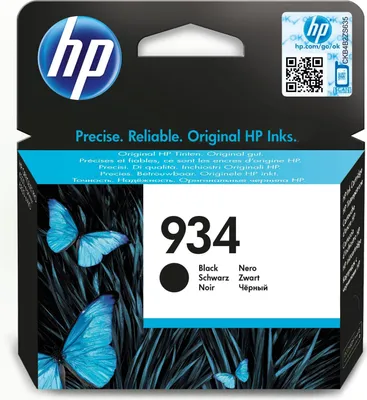 Zdjęcie produktu dla HP 934 oryginalny wkład atramentowy czarny, Standardowy, Czarny, Tusz na bazie pigmentu, 1 szt., 400 stron(y)