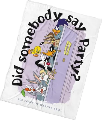 Obrázek produktu pro Dětská deka Looney Tunes Párty u Trhlíků 130x170 cm