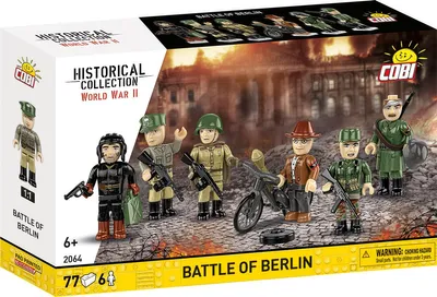 Immagine prodotto di Cobi Klemmbaustein-Set Schlacht um Berlin, WW2, mit 6 Figuren, 2064