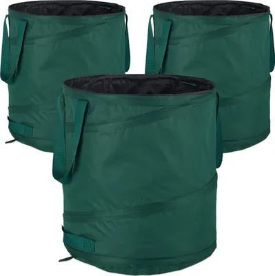 Produktbild von relaxdays 10026437_0 3 relaxdays Gartenabfallsäcke je Sack 85,0 l