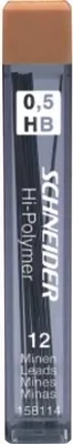 Produktbild von Schneider Polymer-Feinminen 0,5mm, Dose mit 12 Stück