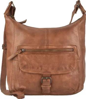 Produktbild von Bear Design Damen Tasche Ledertasche Umhängetasche Schultertasche 30cm cognac CL32612-cognac