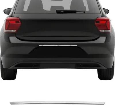 Image de Garniture de Hayon Coffre pour VW Polo VI 2017-2021 acier inoxydable