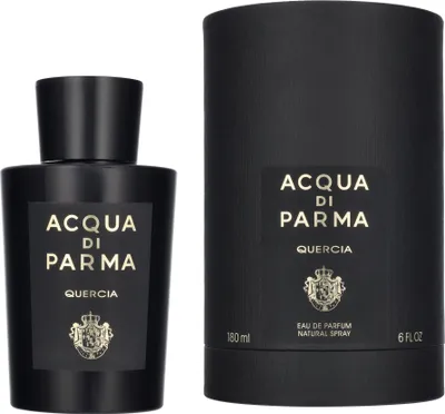 Produktbild von Acqua di Parma Quercia, Sommer, 180 ml, Nicht nachfüllbare Flasche, Bergamotte, Zitrone, Petitgrain, Rosa Pfeffer, Lemon, Bergamot, Petitgrain, Pink Pepper, Zedernholz, Kardamom, Geranium