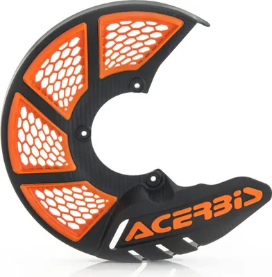 Image de Acerbis X-Brake 2.0 Couvre-écran avant, noir/orange, taille unique