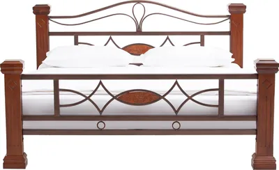 Produktbild von Bett Byzanz 140x200 braun