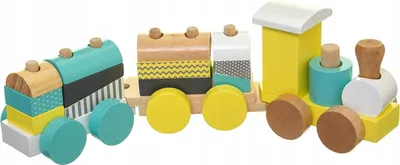 Immagine prodotto di Trenino in legno, multicolore