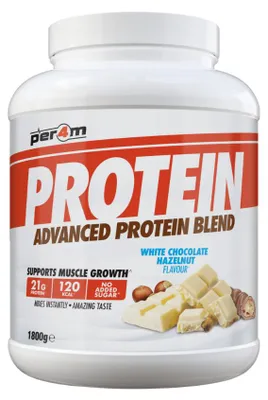 Produktbild von Per4m Advanced Protein Blend (1800g) White Chocolate Hazelnut - Eiweiße - Protein-Mischung