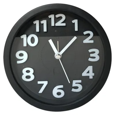 Produktbild von Wecker analog ohne Ticken für Schlafzimmer, leiser Wanduhr Wecker mit großer Zifferblatt, geräuschloser Nachtwecker für Kinder und Büro, batteriebetrieben, 15cm