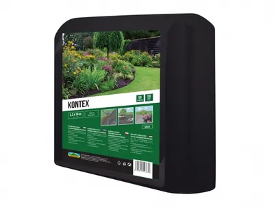 Image de KONTEX toile de paillage non tissée noire 3,2x10m