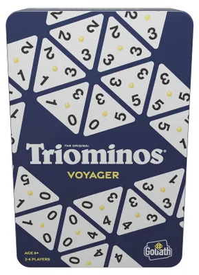 Produktbild von Triominos The Original Tour Edition, Reisespiel für 2 bis 4 Spieler, praktisches Format