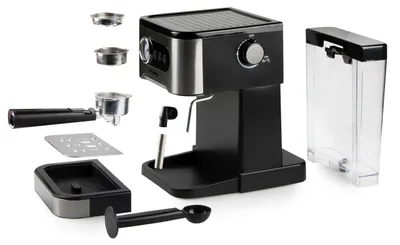 Image de Machine à espresso 20 bars noir - Domo - DO1138K -