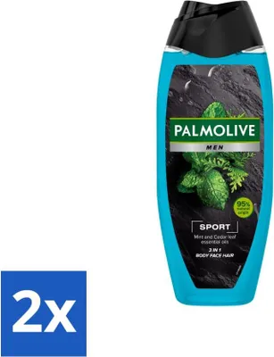 Produktbild von Palmolive Men - Sport 3-in-1 - Duschgel - Erfrischend & Pflegend - 500 ml - Vorteilspack - 2 Stücke