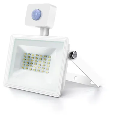 LED-Spot 100 W, 10.000 lm, 4000 K, IP65, mit Bewegungsmelder