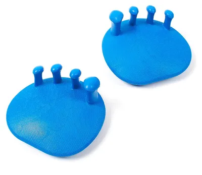Produktbild von Zehen-Bogen-Trainer, Daumen-Valgus-Korrektor, Zehenspreizer, Abstandshalter, Glätteisen, Yoga-Fitness-Werkzeug, Blau