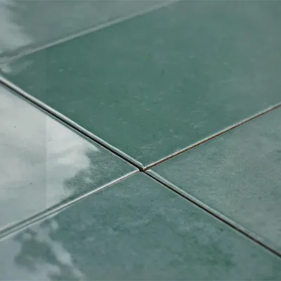 Produktbild von Fliese Camden Smaragd Grün Glänzend | 10x20 cm | 1 m²/s