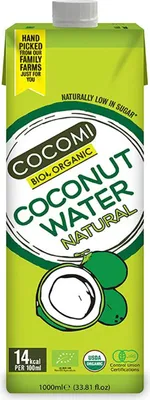 Image de Eau De Coco Naturelle Et Biologique 1 L - Kokom