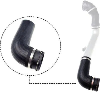 Produktbild von GATES 09-0737 Turbo Ladeluftschlauch für BMW 5 Limousine (E60) 5 Touring (E61) 6 Coupe (E63) 6 Cabrio (E64)