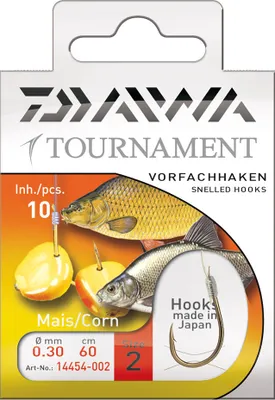 Produktbild von Daiwa Tournament Maishaken Gr. 4 Gebundene Vorfachhaken