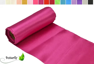 Produktbild von 9m Rolle Satin Tischband 30cm, Farbauswahl:fuchsia / magenta 183D